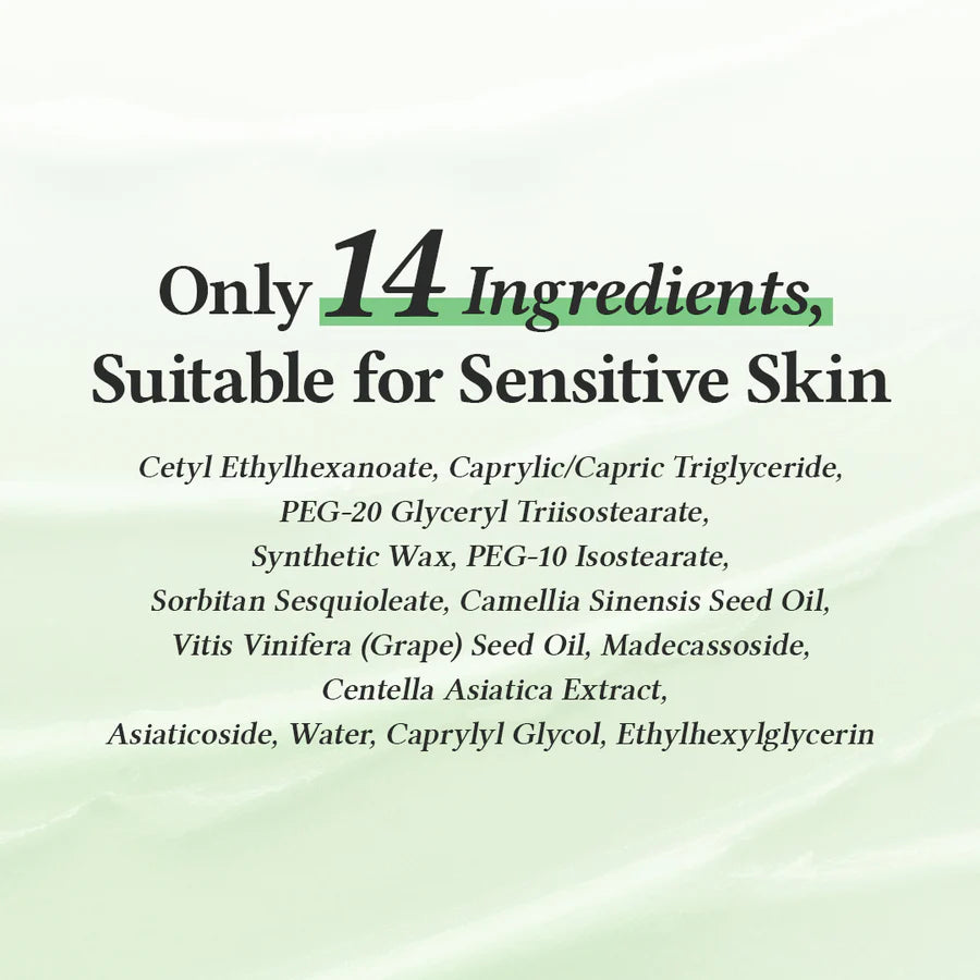 Gentle makeup remover balm with Centella and sunflower oil for deep cleansing shop now