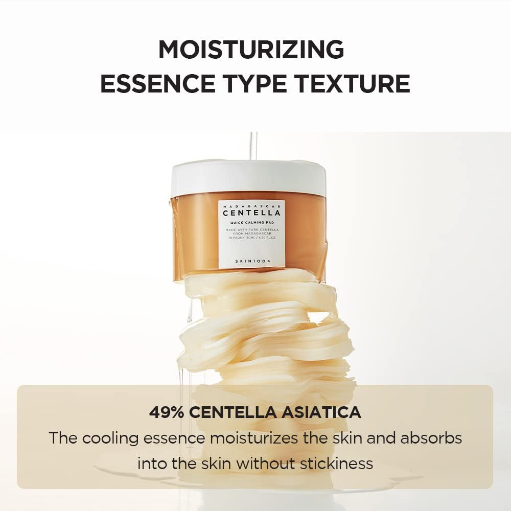 SKIN1004 Madagascar Centella Quick Calming Pad texture Kuwait