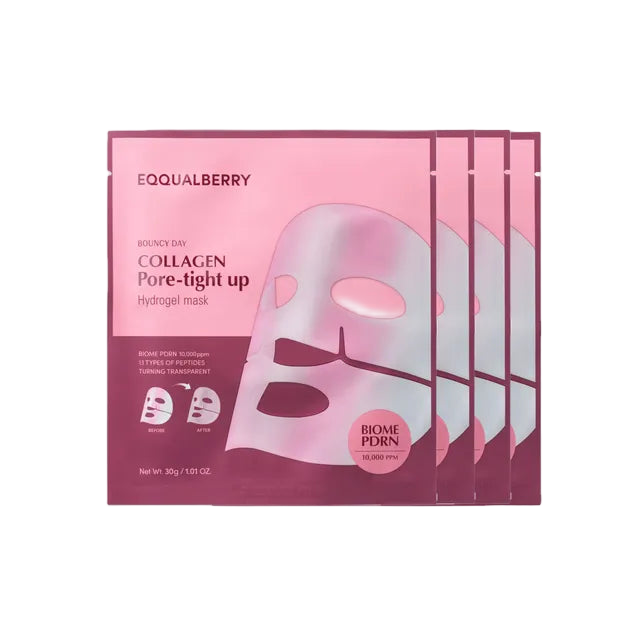 EQQUALBERRY Collagen Pore-Tight Up Hydrogel Mask set original in Kuwait
