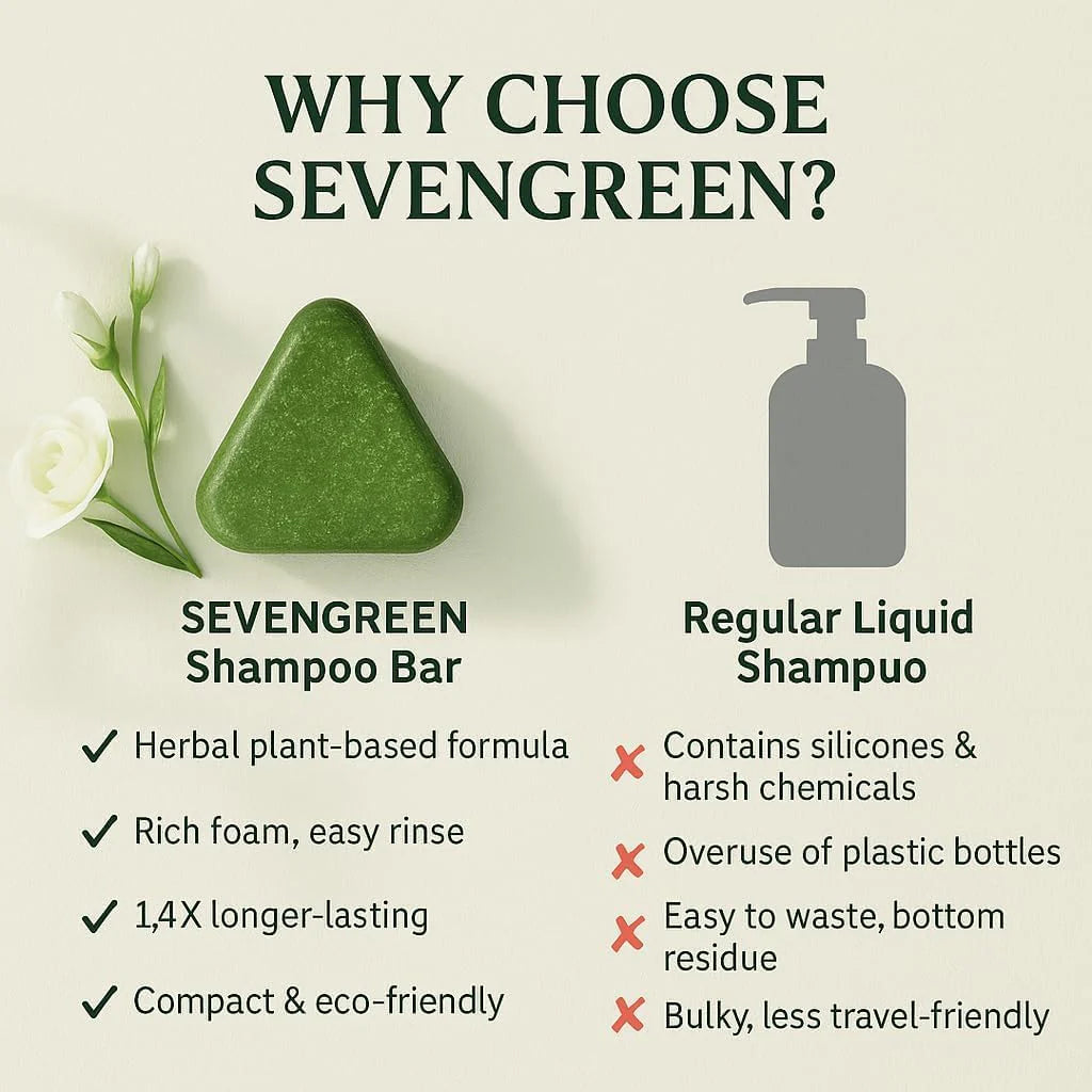 Nature Seven Green shampo soap