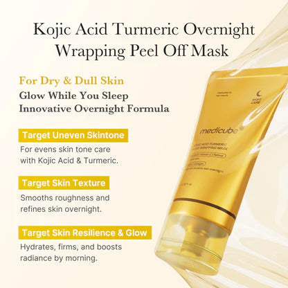 medicube Kojic + Turmeric sleeping mask for uneven tone – night glow treatment Kuwait
