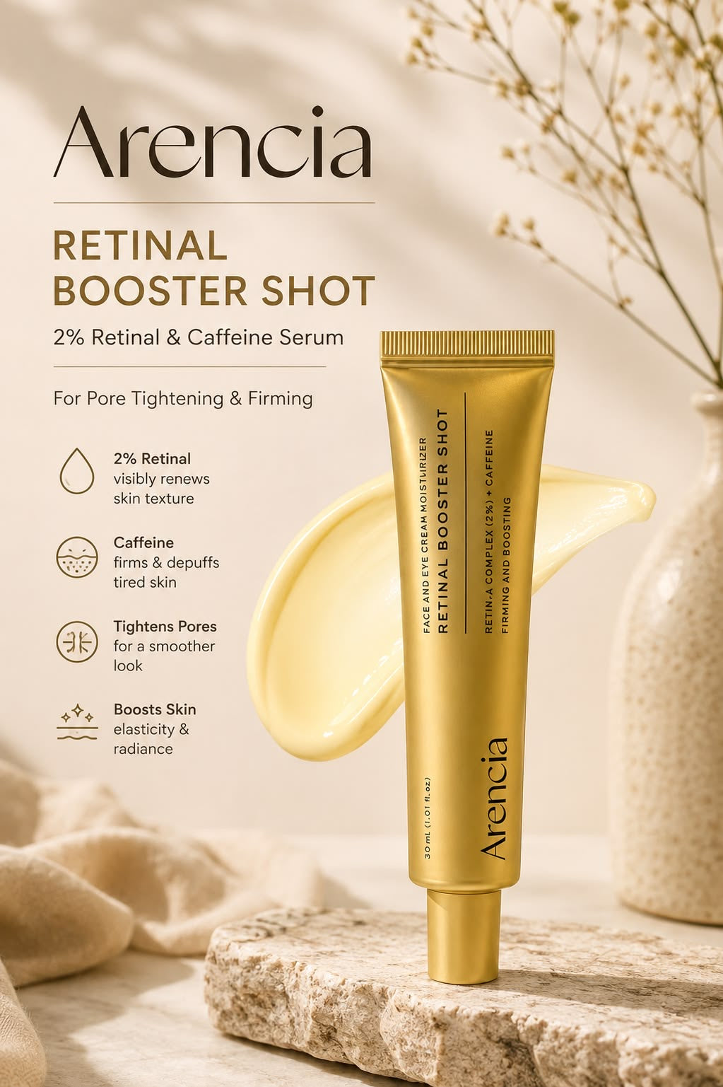 Arencia - RETINAL BOOSTER SHOT FACE AND EYE MOISTURIZER