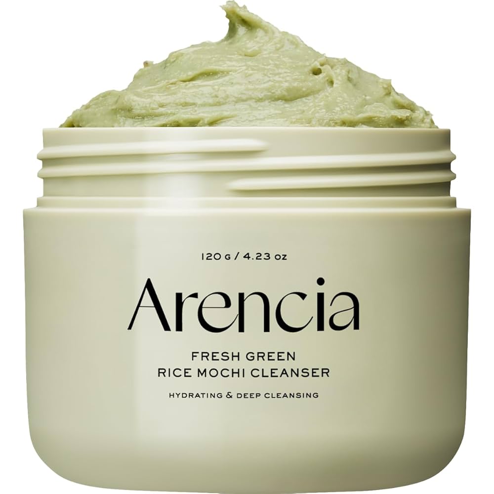 Arencia Fresh Green Rice Mochi Cleanser Korean brightening face wash Kuwait