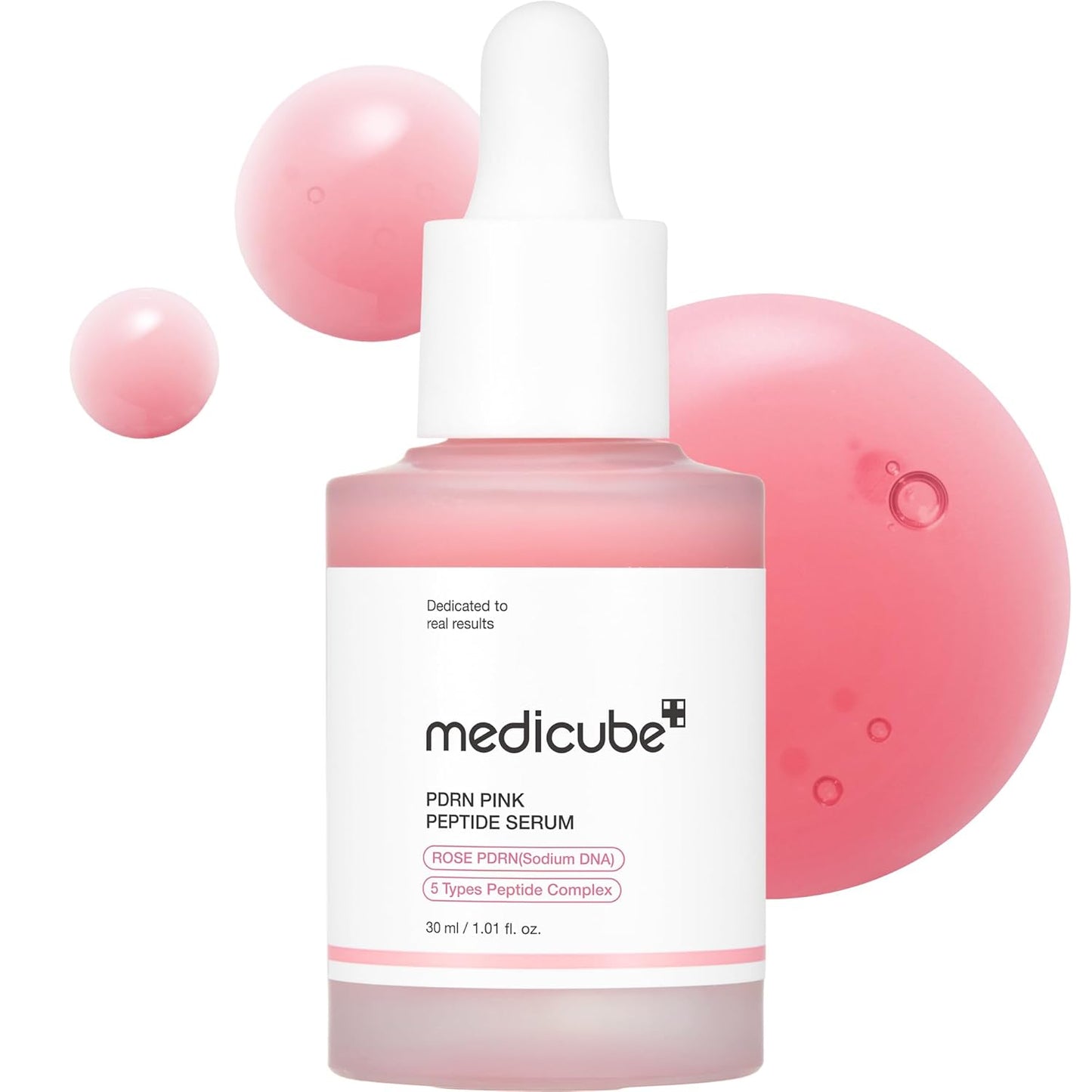 "Medicube PDRN Pink Peptide Serum for hydration, elasticity, and radiant skin – shop now in Kuwait.