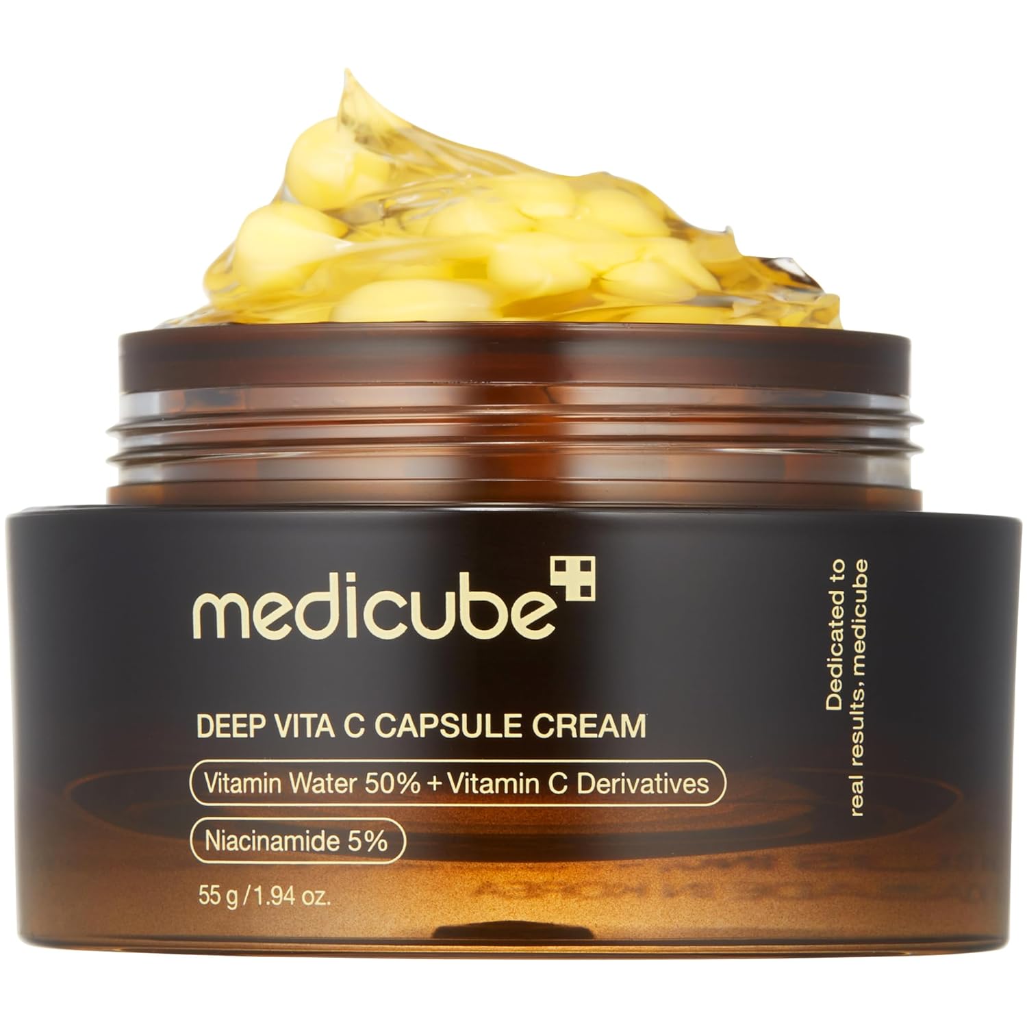 Medicube Deep Vitamin C Golden Capsule Face Moisturizer for glowing, hydrated skin in Kuwait.