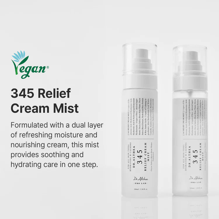 Dr.Althea 345 Relief Cream Mist shake-to-activate Korean skincare Kuwait
