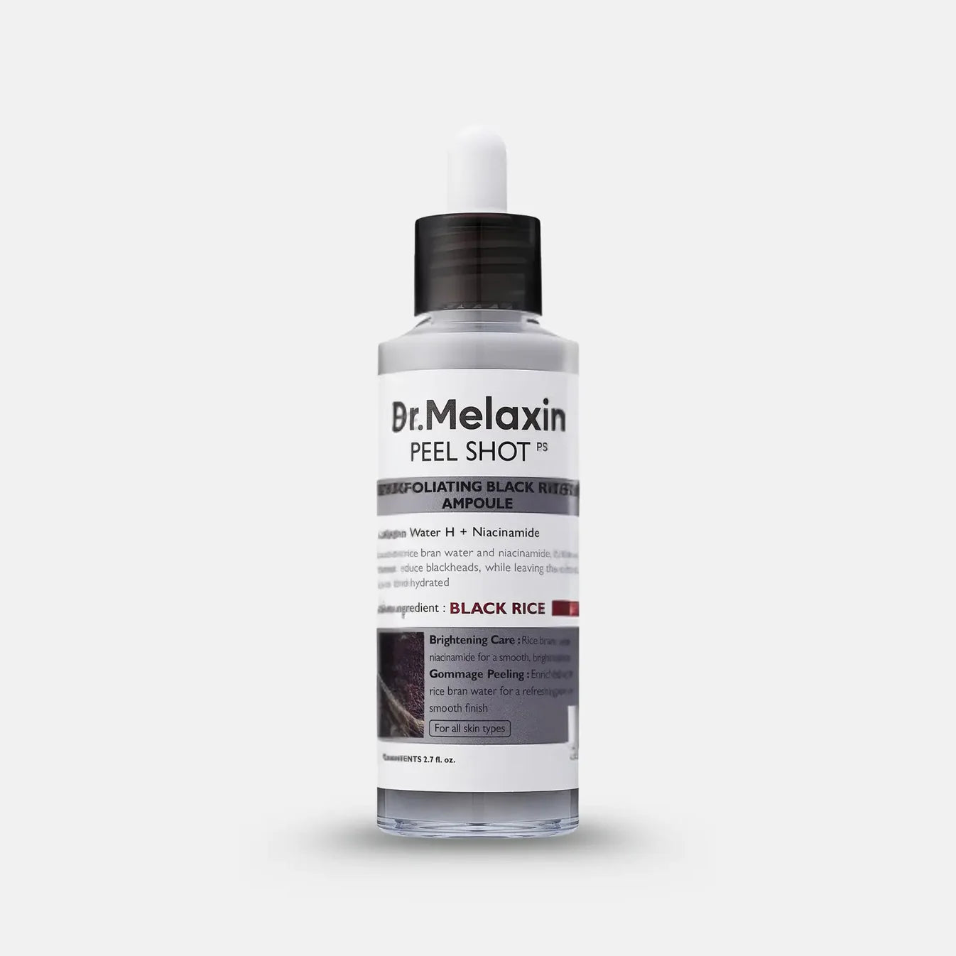 Dr.Melaxin Peel Shot Black Rice Ampoule 80ml exfoliating peeling ampoule Kuwait