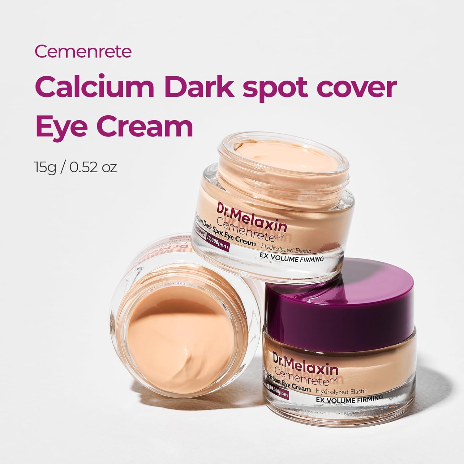 Dr.Melaxin Cemenrete calcium eye cream for dark circles puffiness and fine lines Kuwait
