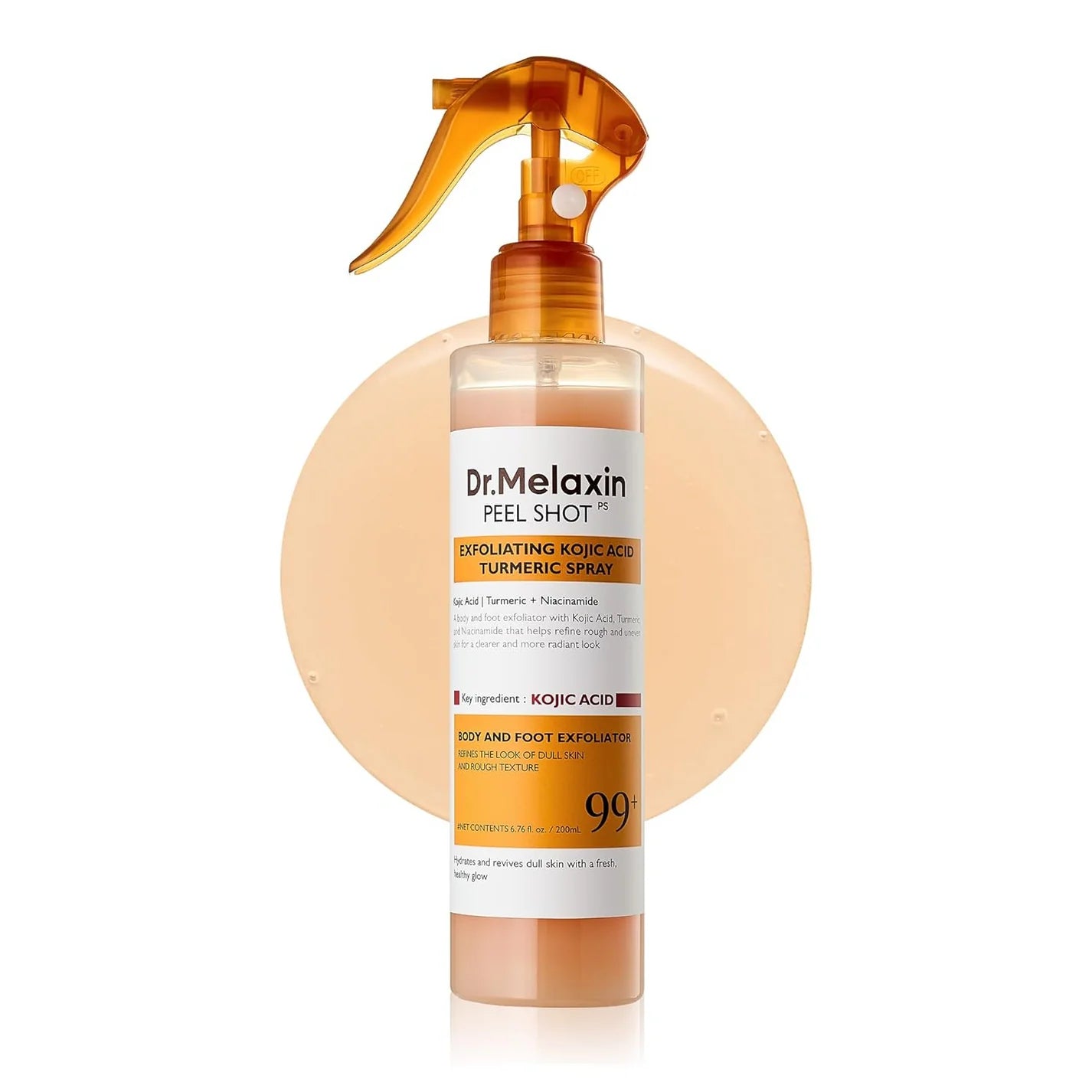 Dr.Melaxin Peel Shot Exfoliating Kojic Acid Turmeric Spray – 200ml kuwait