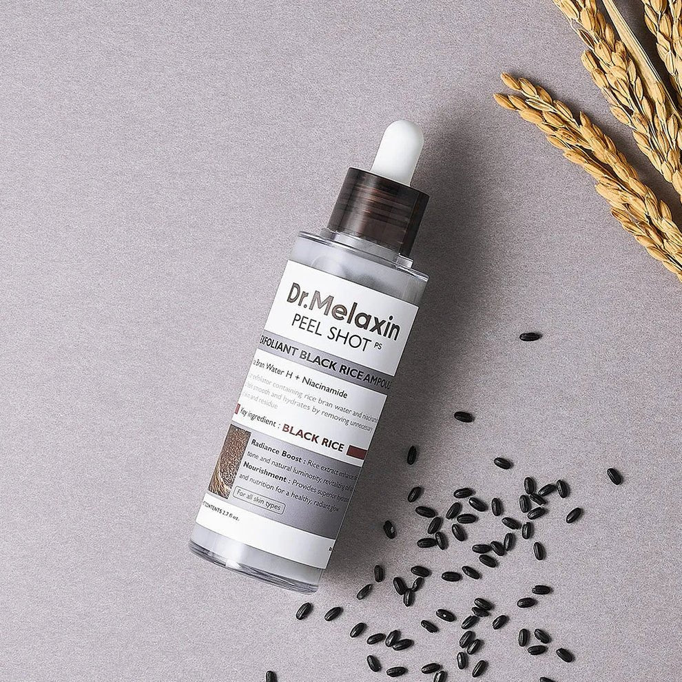 K-Beauty rice bran peeling ampoule with AHA BHA niacinamide Kuwait
