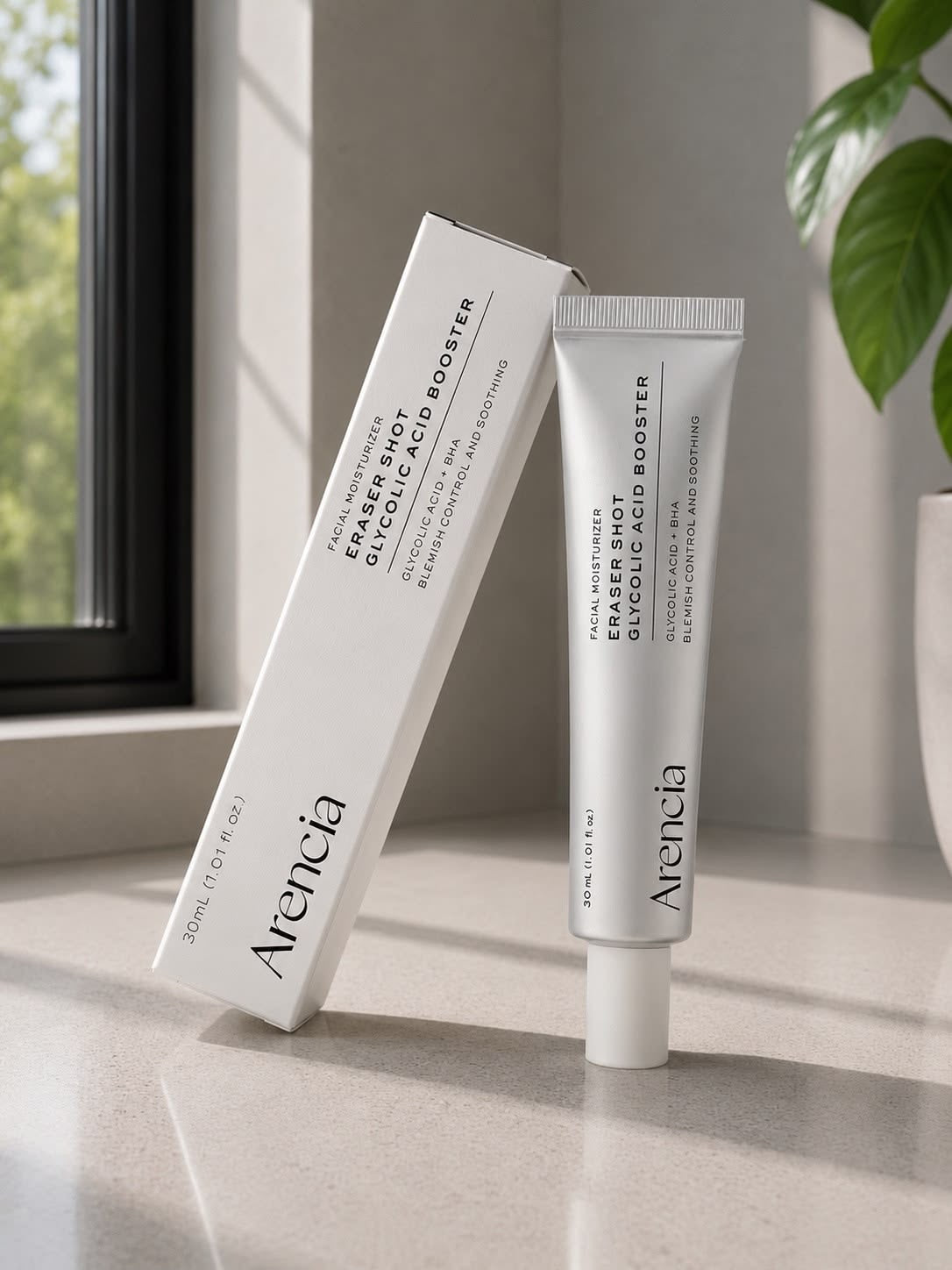 Arencia - ERASER SHOT GLYCOLIC ACID BOOSTER FACIAL MOISTURIZER