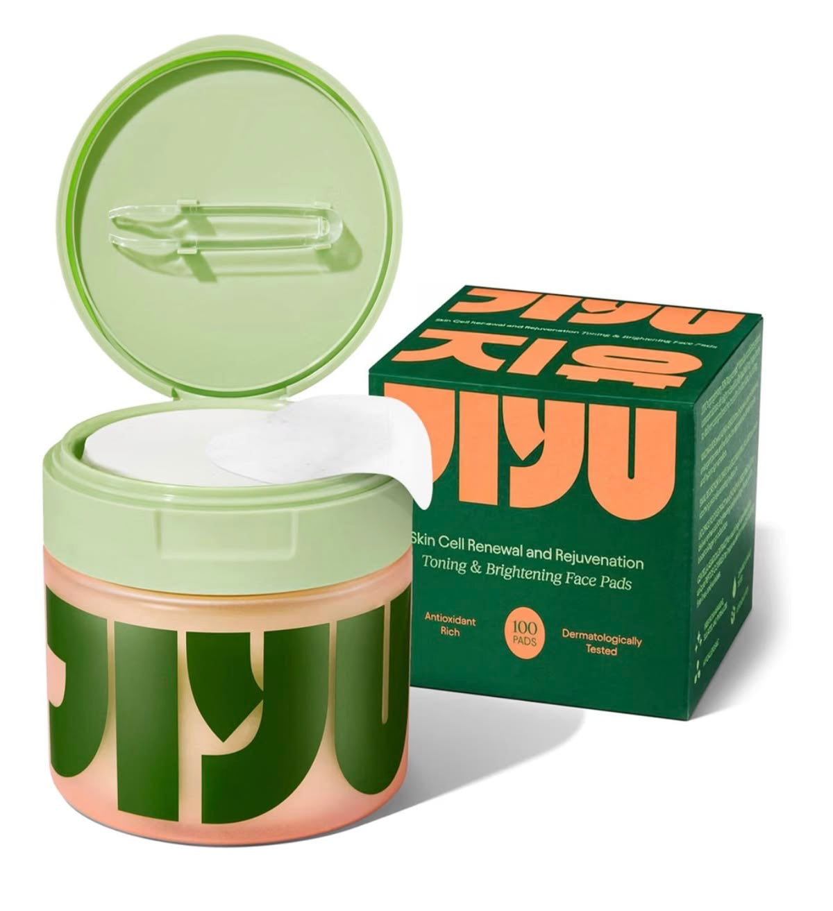 JIYU - Skin Cell Renewal and Rejuvenation Toning & Brightening Face Pads