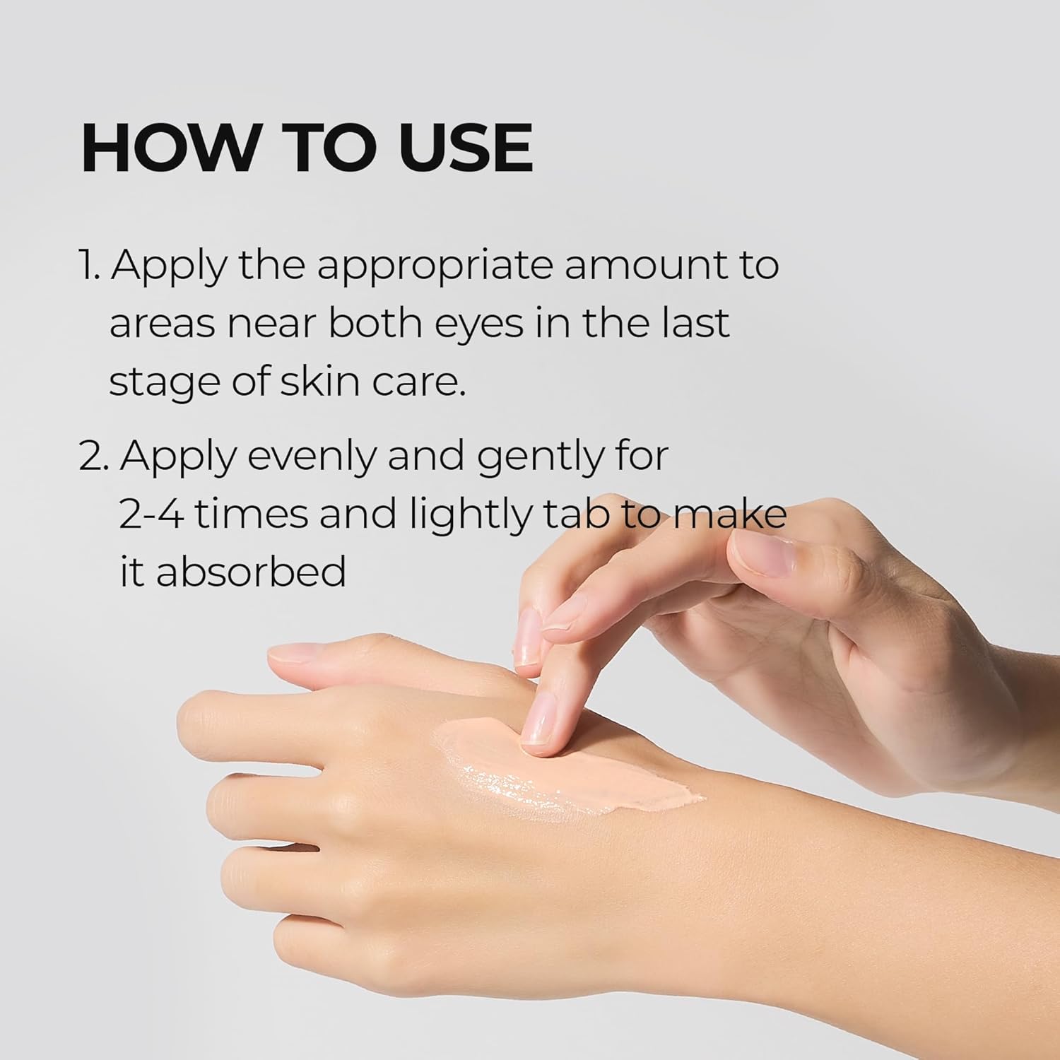 K-Beauty tinted eye cream with REBORNIC calcium niacinamide and hydrolyzed elastin Kuwait
