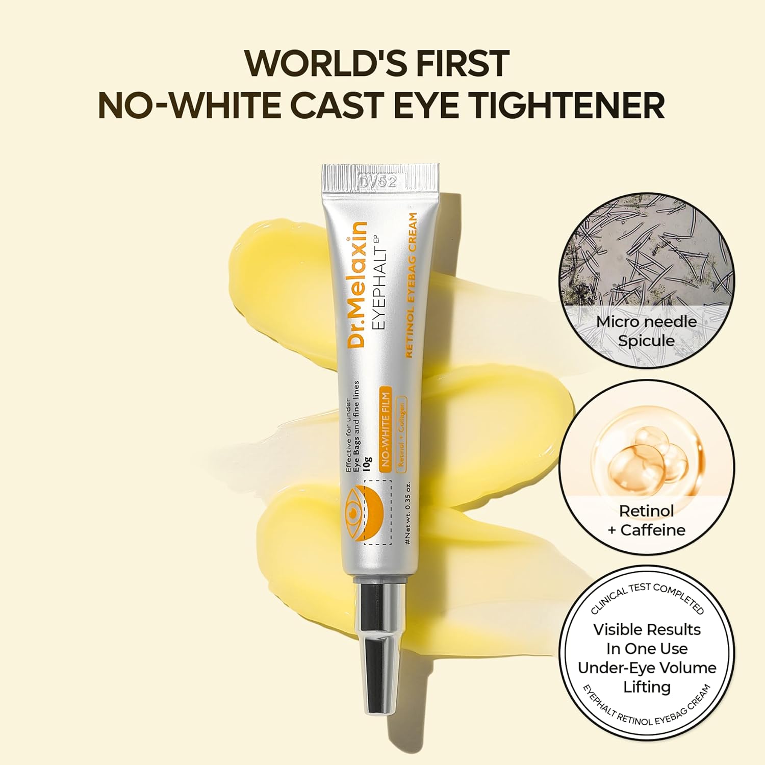 Skin Valet Kuwait authentic Dr.Melaxin Eyephalt Retinol Eyebag Cream 10ml
