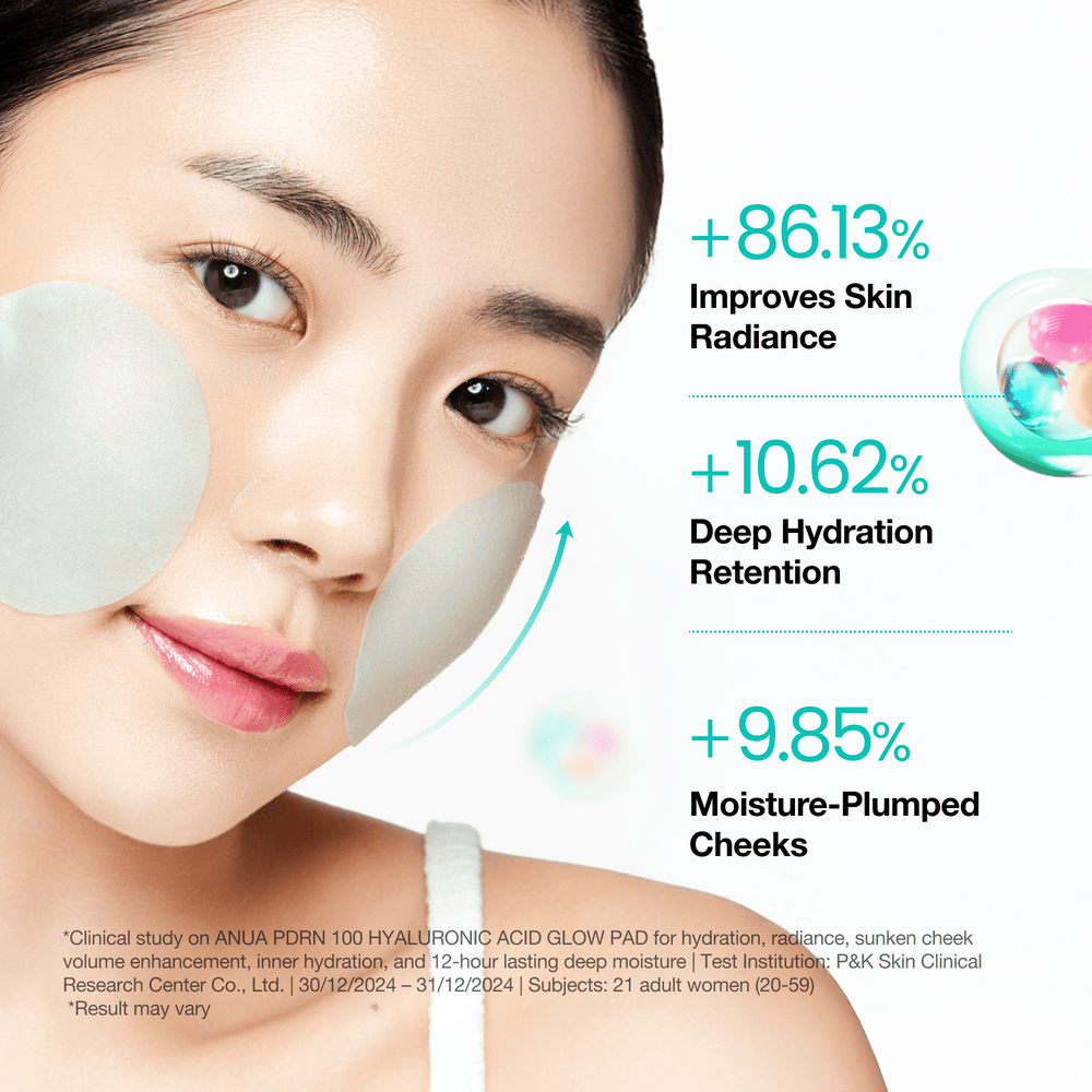 Anua PDRN 100 Hyaluronic Acid Glow Pad - 60 Pads