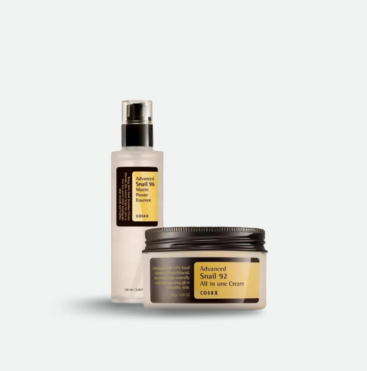 COSRX Snail Mucin bundle Kuwait Advanced Snail 96 Essence + 92 Cream