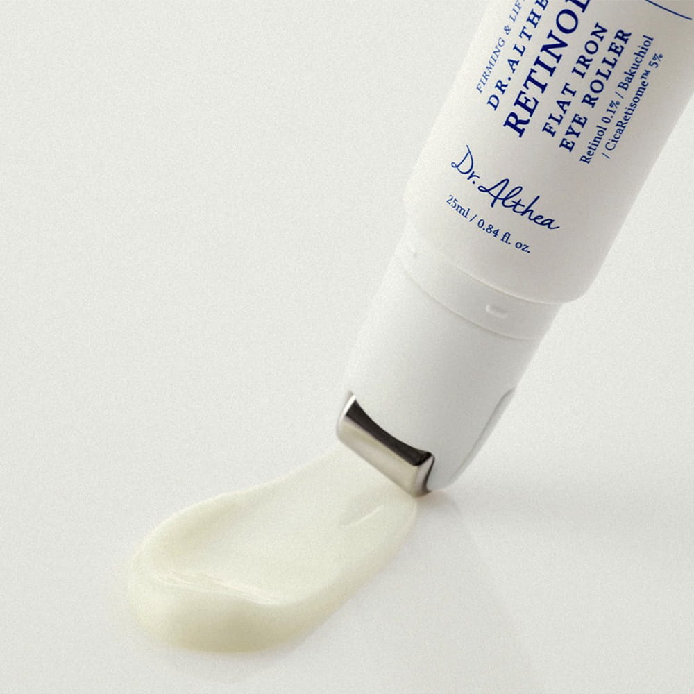 Dr.Althea retinol eye roller with 1000ppm retinol bakuchiol triple peptides and Cica Retisome Kuwait