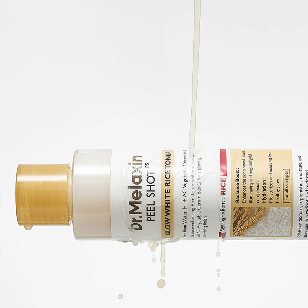 Dr.Melaxin Peel Shot glow rice toner daily exfoliating Korean skincare Kuwait