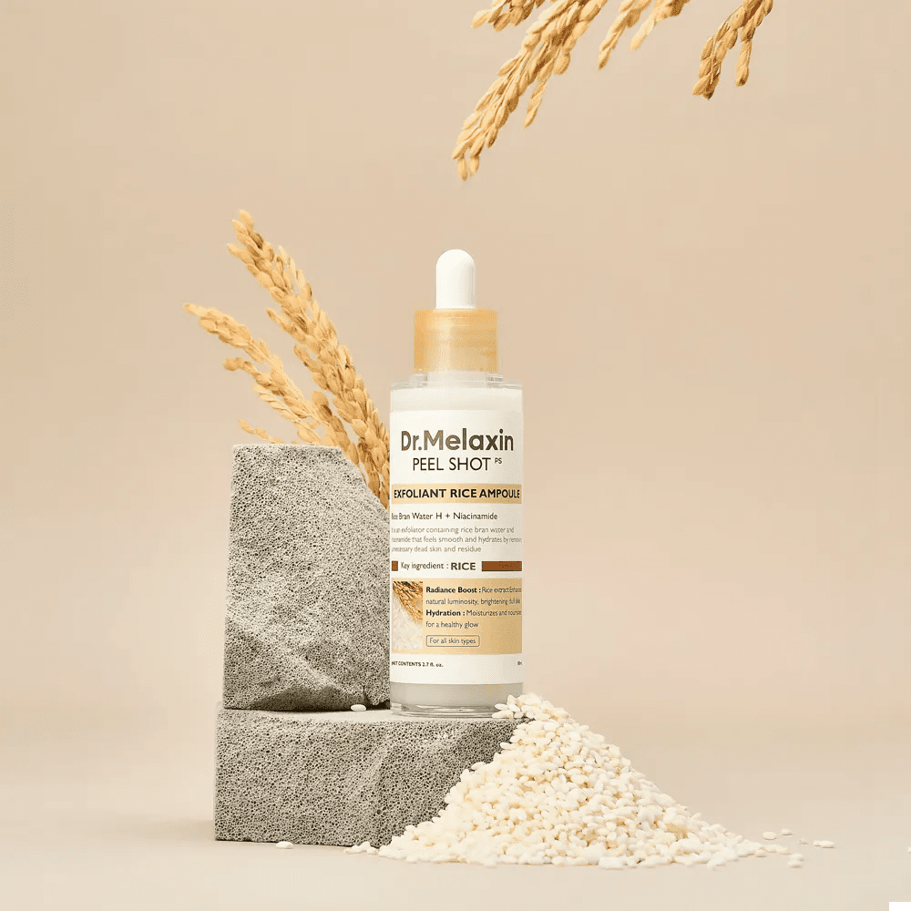 Dr.Melaxin white rice ampoule for whiteheads brightening and glass skin Kuwait