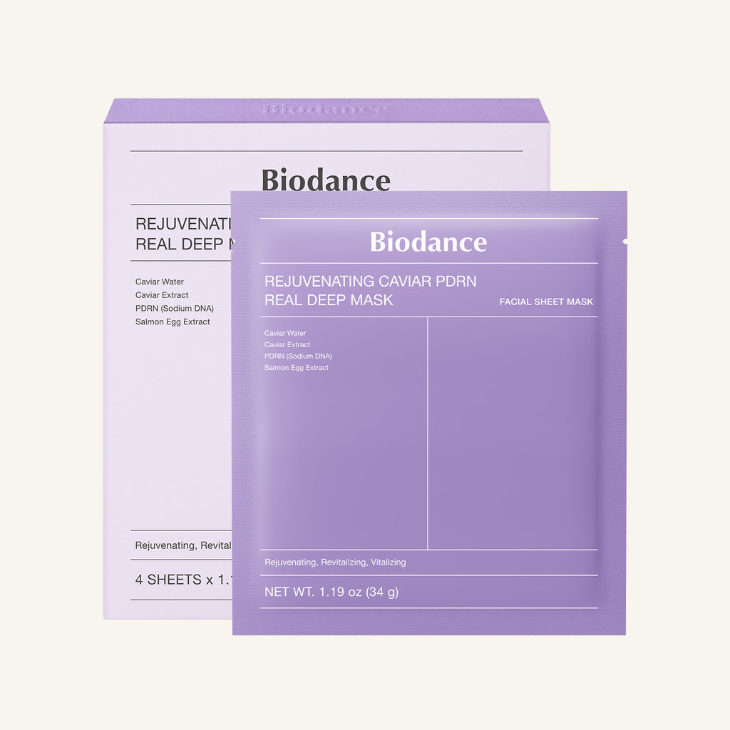 Biodance Rejuvenating Caviar PDRN Real Deep Mask
بيودانس ماسك الكافيار والـ PDRN العميق لتجديد البشرة