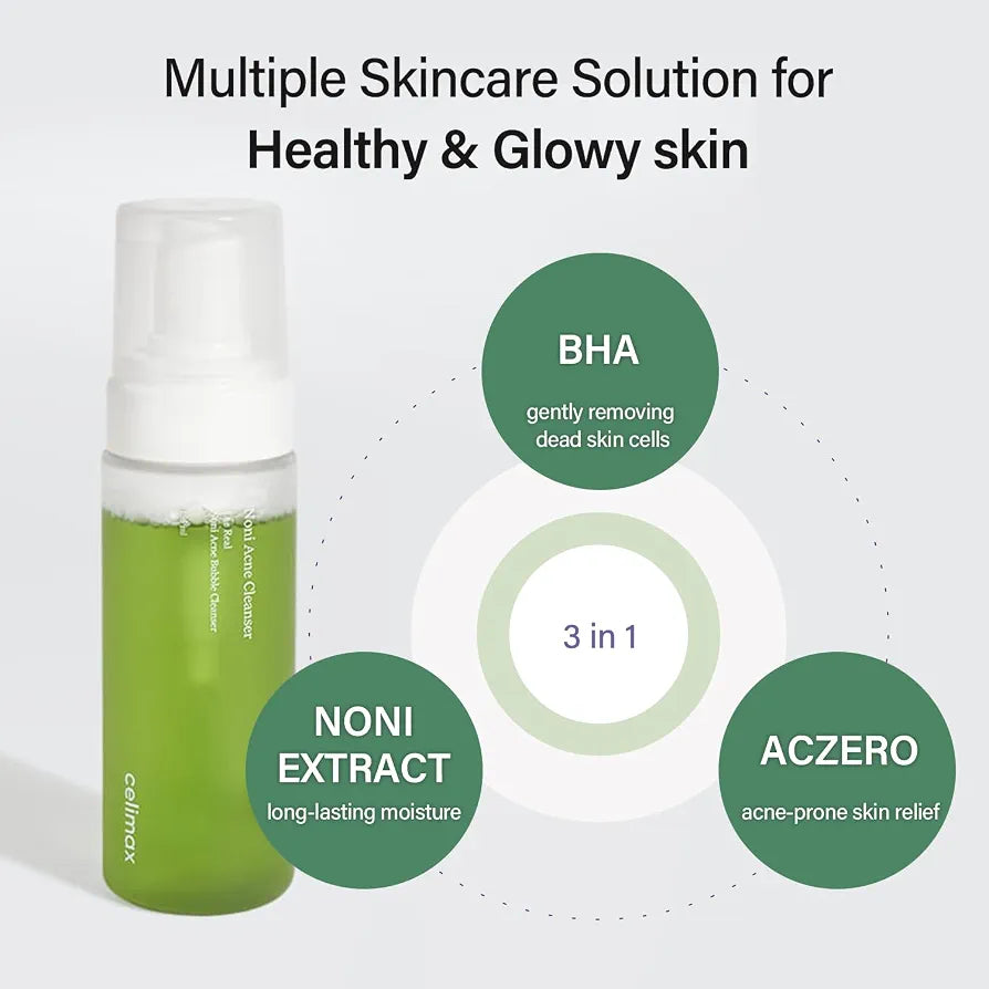 Celimax - NONI Acne Bubble Cleanser - 155ml