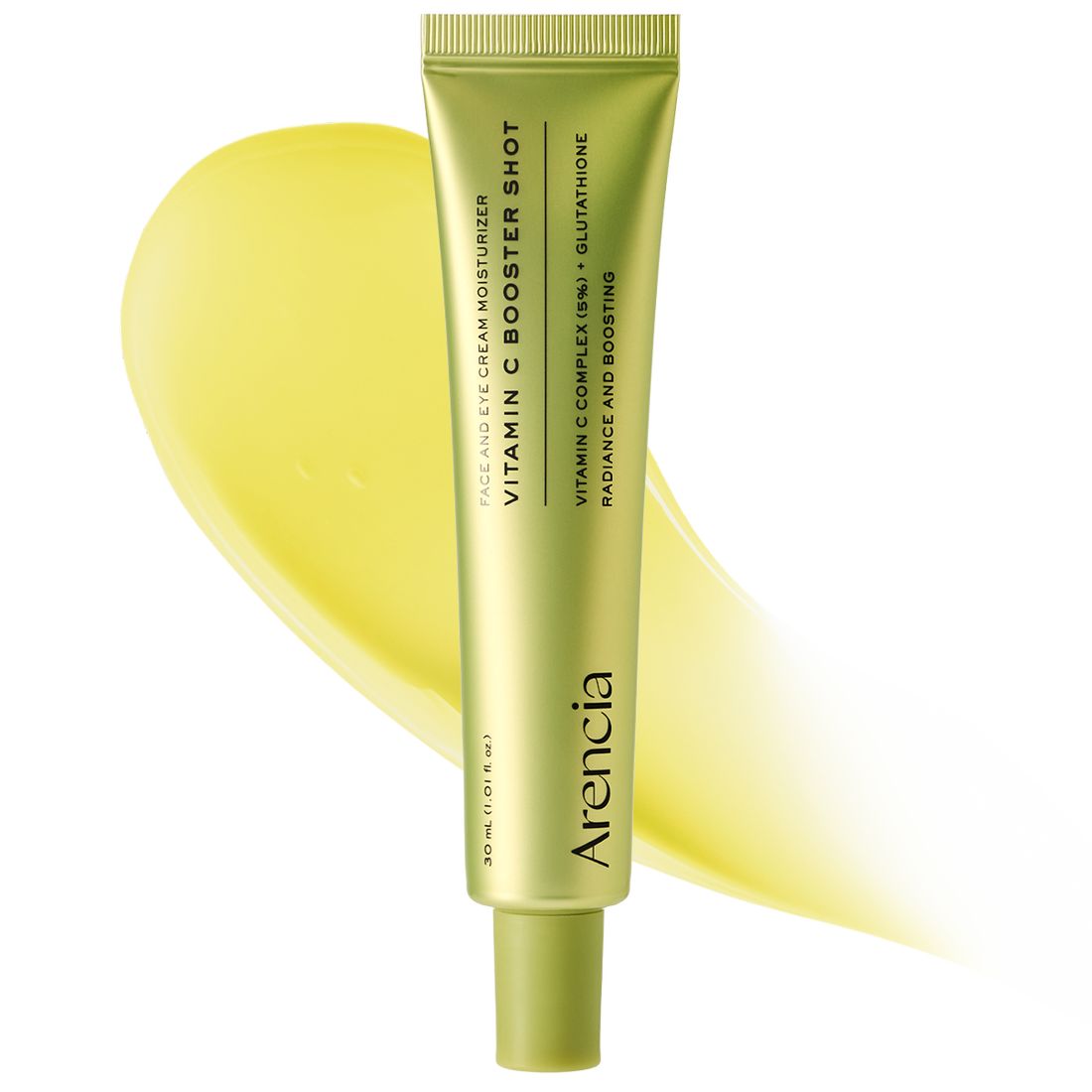 Arencia Vitamin C Booster Shot, Pure Vitamin C + Glutathione for Bright, Healthy Skin Glow, 1.01 fl oz