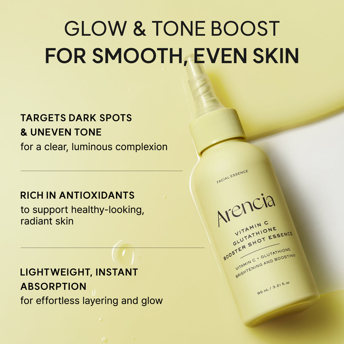 Arencia - Vitamin C Glutathione Booster Shot Essence