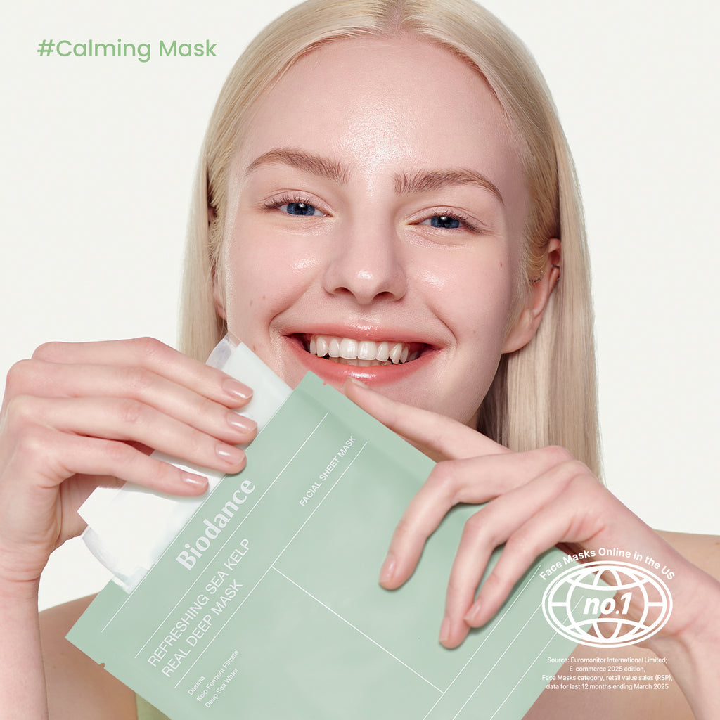 Biodance Refreshing Sea Kelp Real Deep Mask
بيودانس ماسك عشب البحر العميق المنعش
