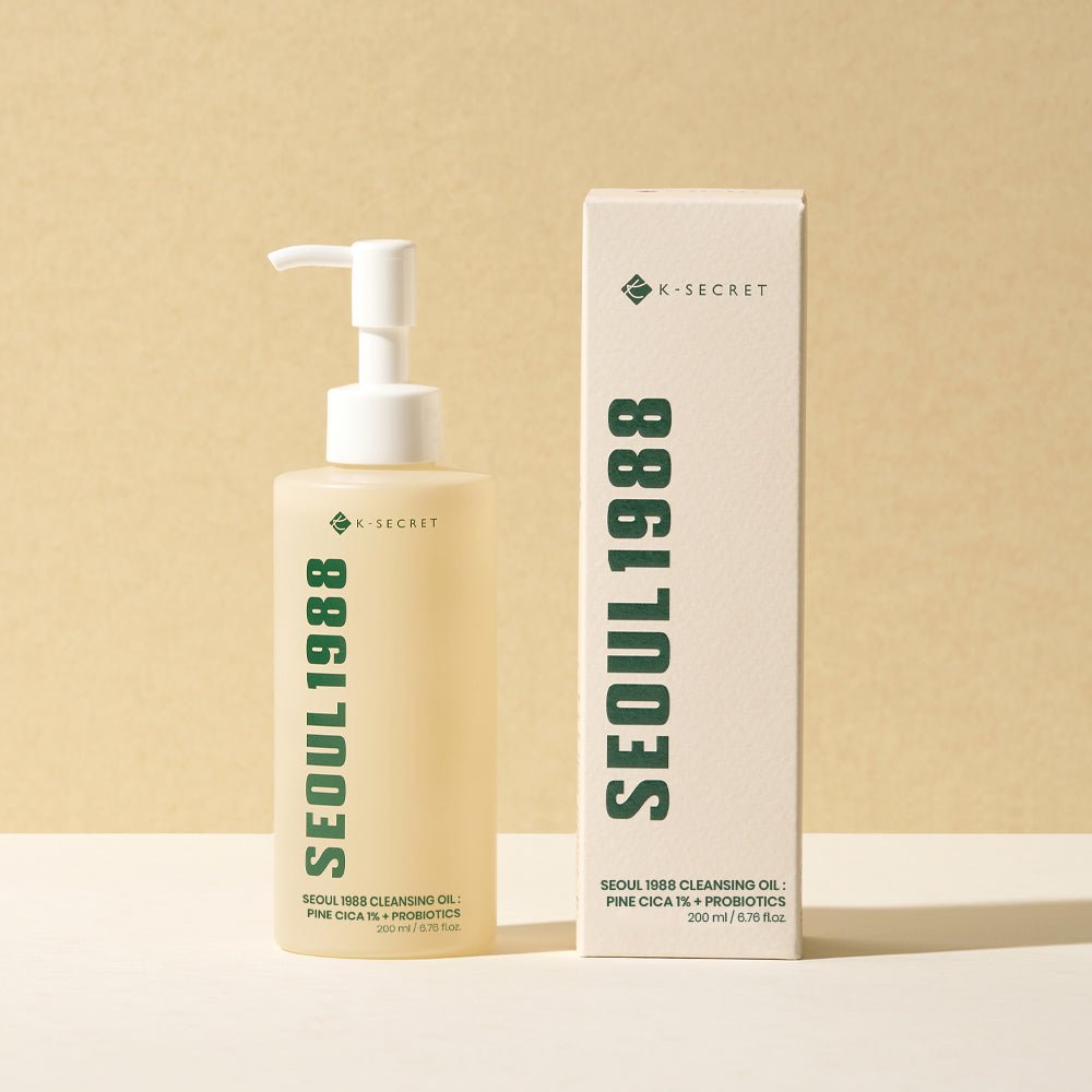 K-SECRET Seoul 1988 Cleansing Oil: Pine Cica 1% + Probiotics