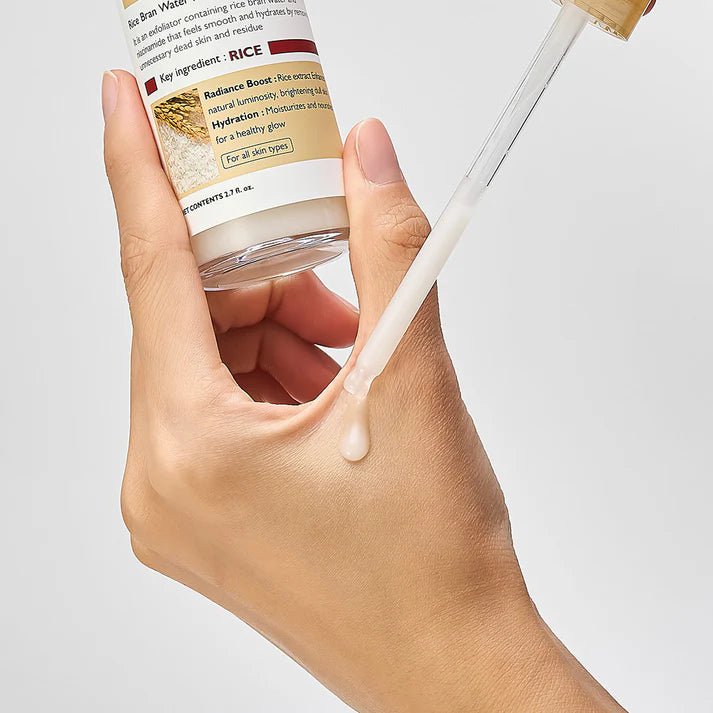 K-Beauty white rice peeling ampoule with AHA BHA niacinamide and arbutin Kuwait