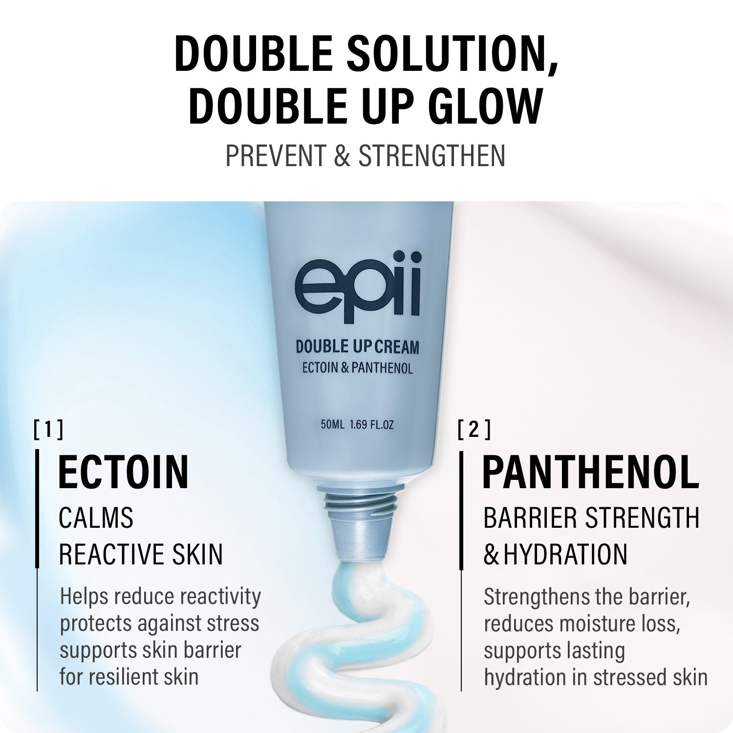epii - Double Up Cream - Ectoin & Panthenol - 50mL