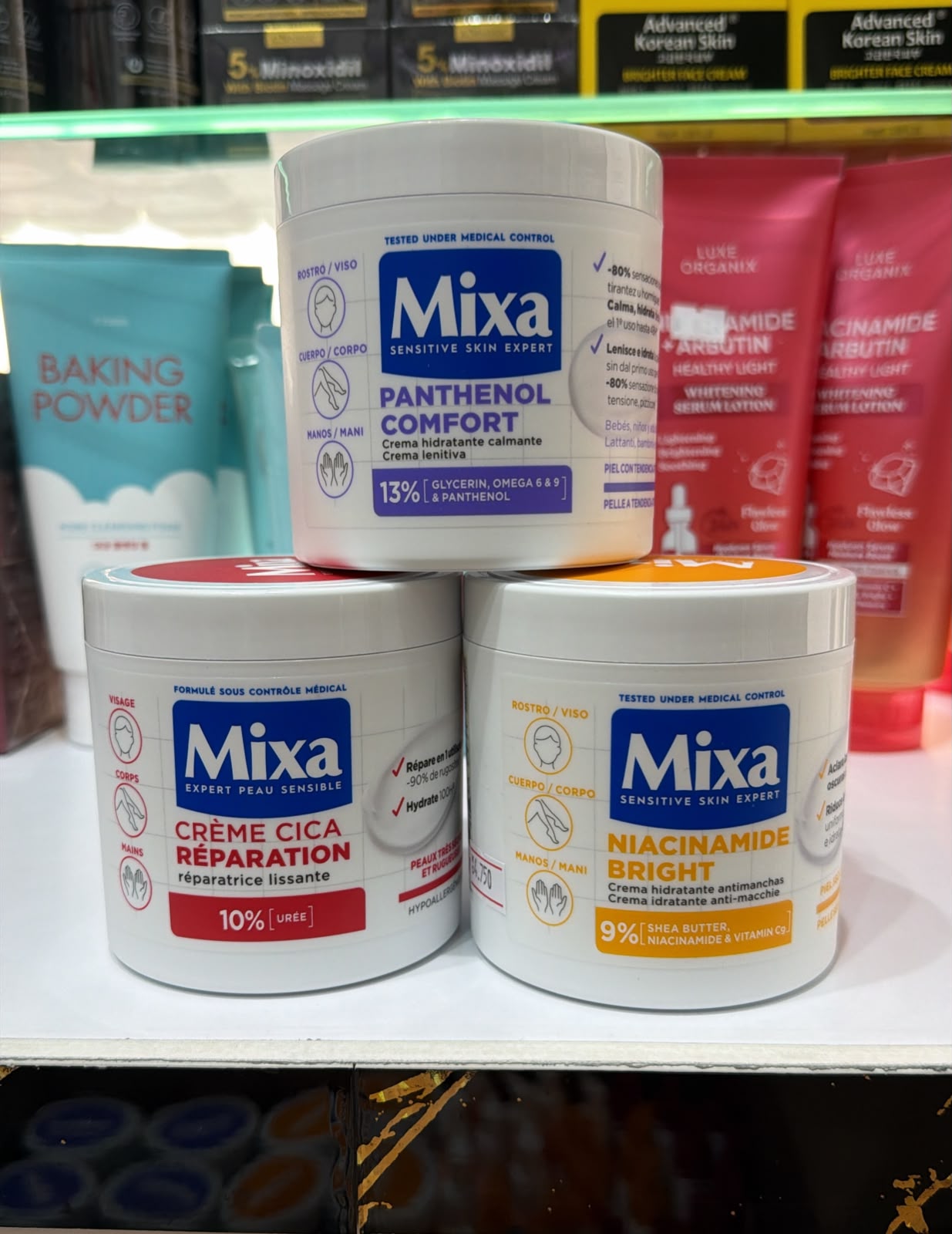 Mixa - Lait Niacinamide Correction Éclat Body Lotion