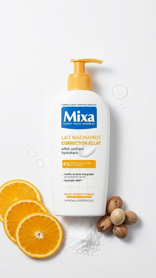 Mixa - Lait Niacinamide Correction Éclat Body Lotion