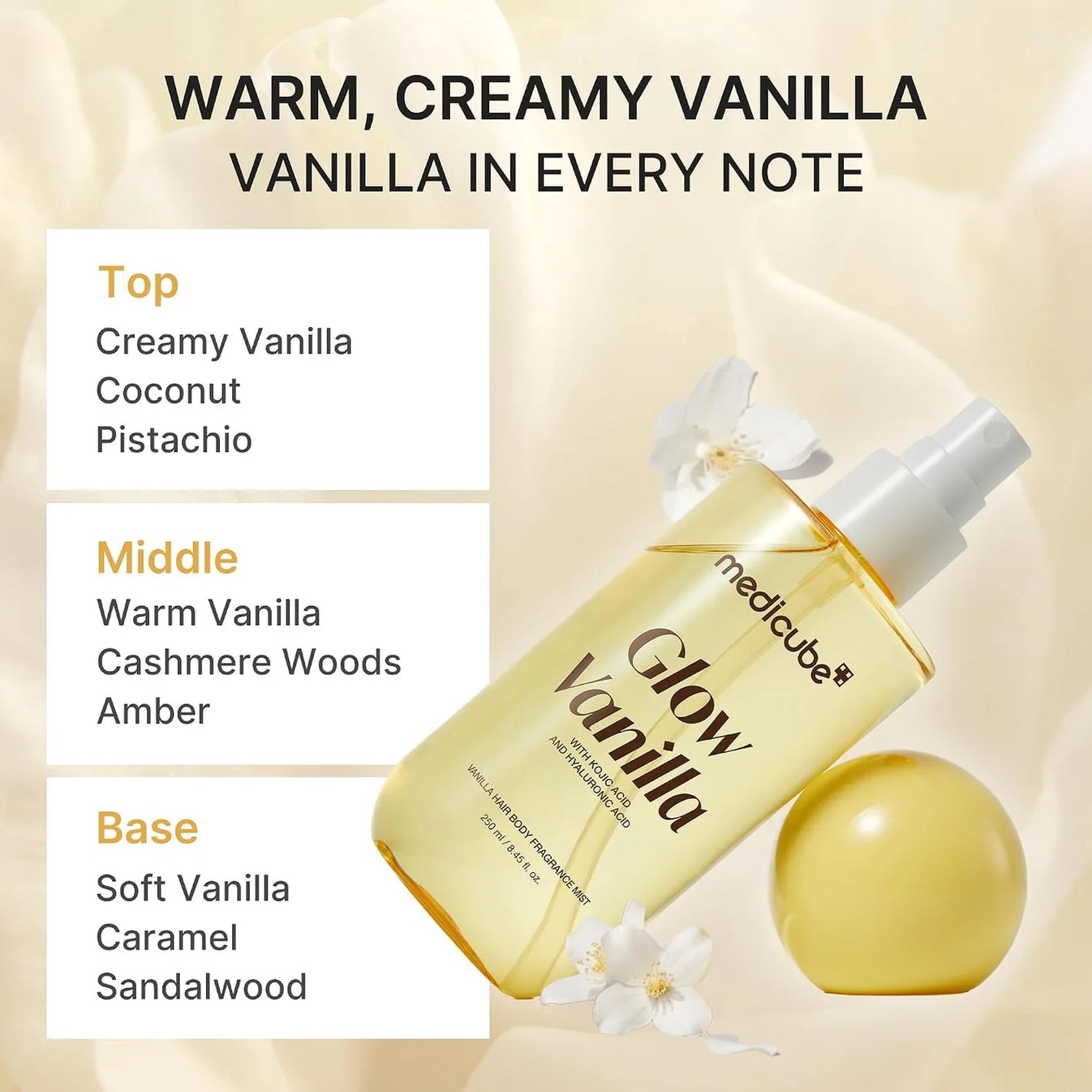 Medicube Glow Vanilla Hair & Body Fragrance Mist