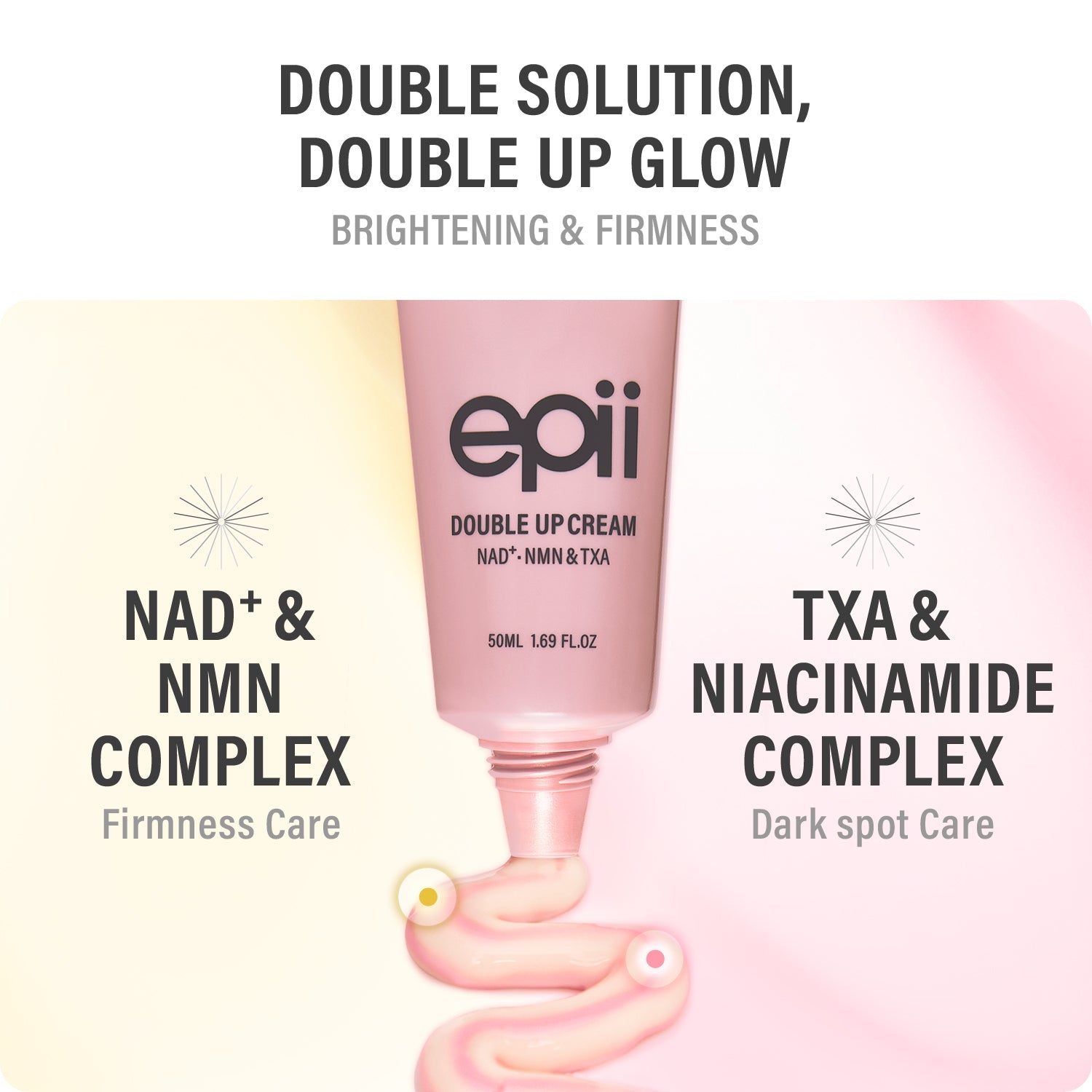 epii -Double Up Cream NAD+ NMN & TXA - 50ml